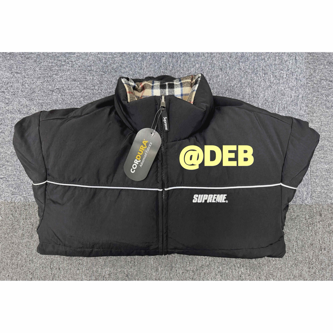 Supreme - Supreme Reversible Puffer Jacket Black Mの通販 by でぶ