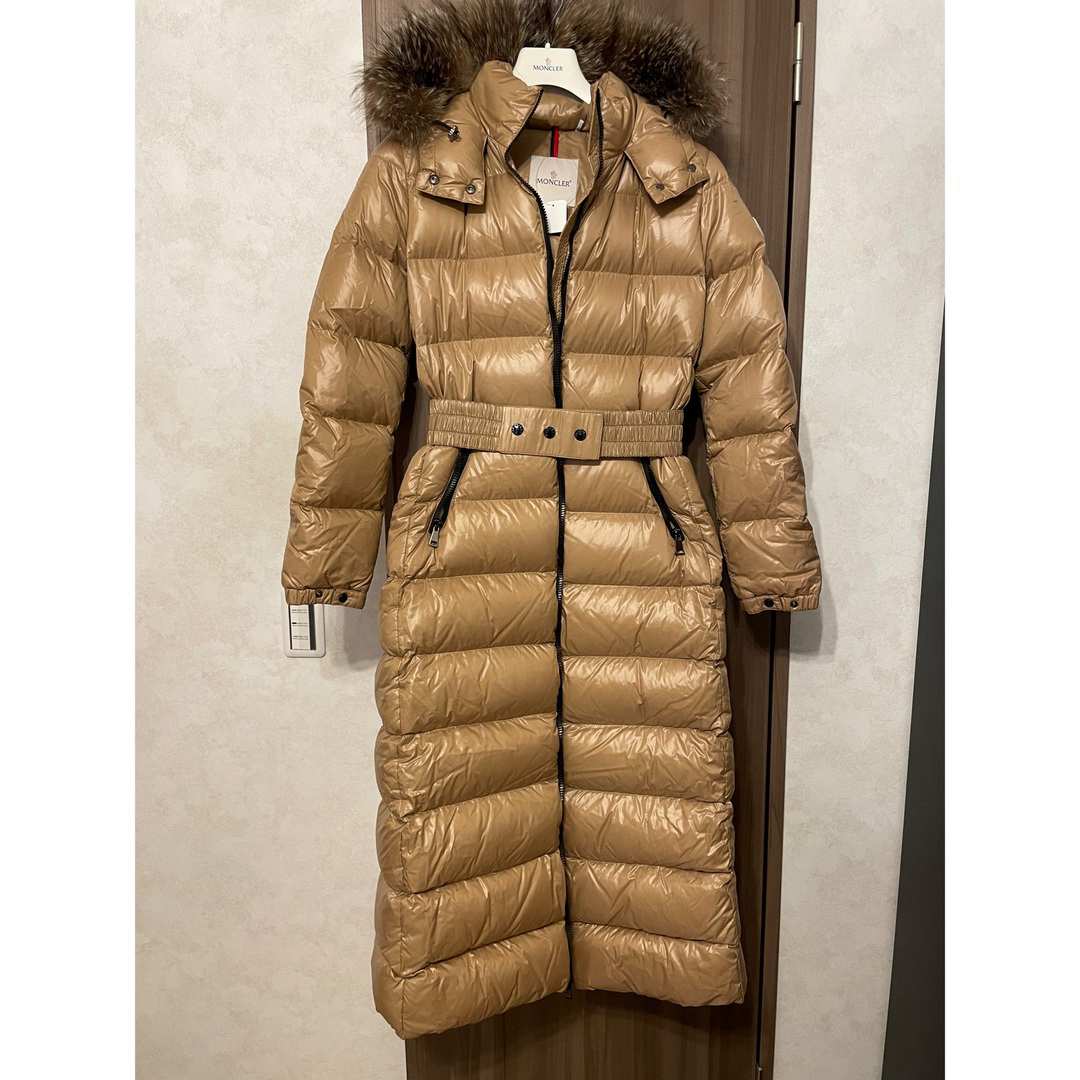 MONCLER - モンクレール ロング ダウン hudson キャメル サイズ3の通販