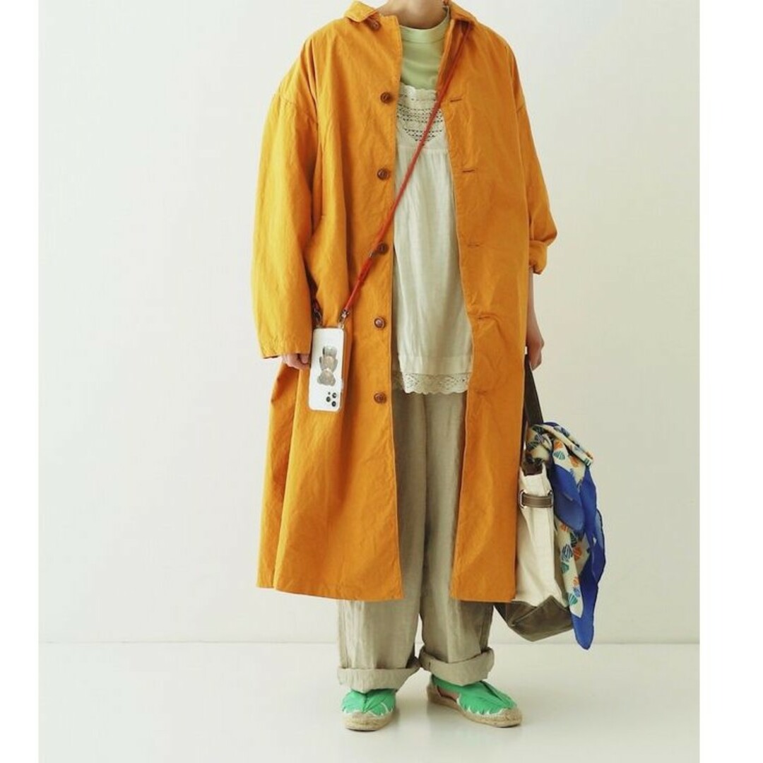 nest Robe - ネストローブ❣️限定スーピマコットンステンカラーコート