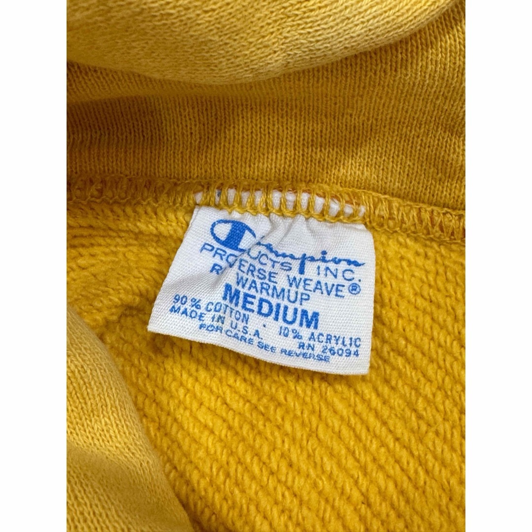 Champion - チャンピオン リバースウィーブ 70s パーカー イエロー