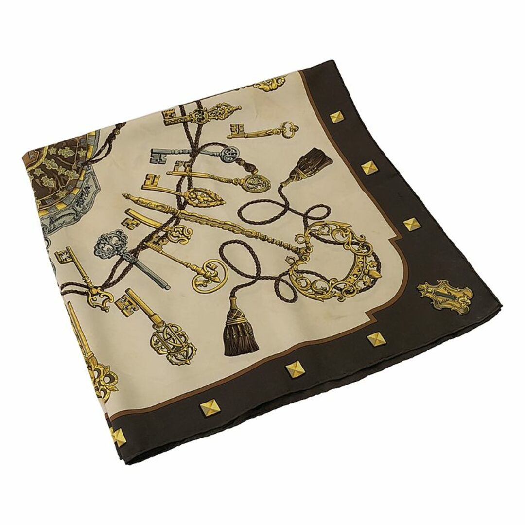 HERMES - HERMES / エルメス | カレ90 Les Cles 鍵柄 シルク ストール