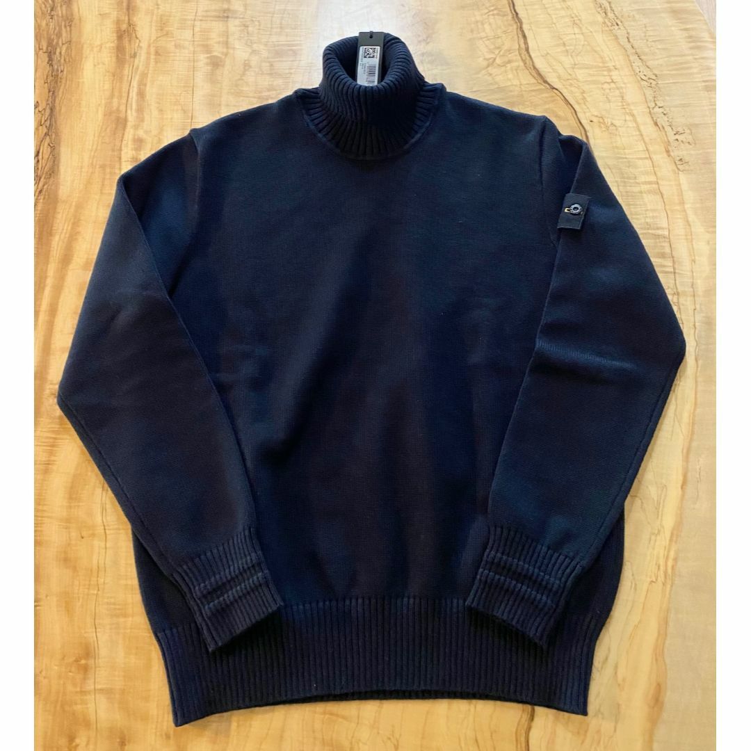 STONE ISLAND - 24AW【新品】STONE ISLANDロゴ タートルネック ニット