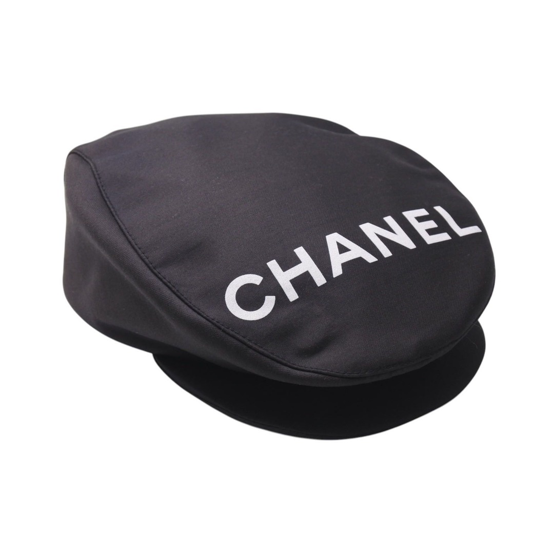 CHANEL - 新品未使用 CHANEL シャネル ロゴ ハンチング ブラック 帽子