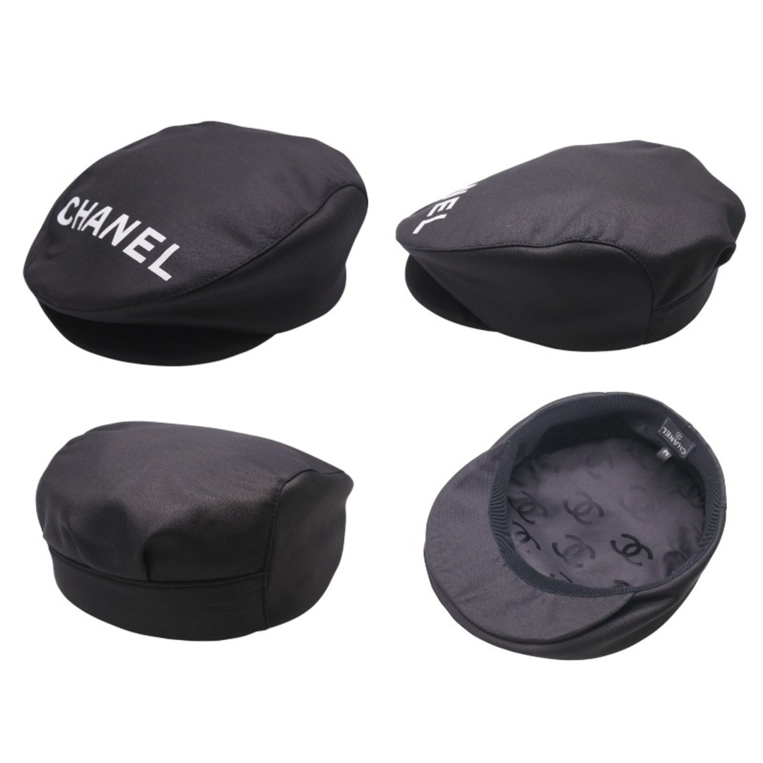 CHANEL - 新品未使用 CHANEL シャネル ロゴ ハンチング ブラック 帽子