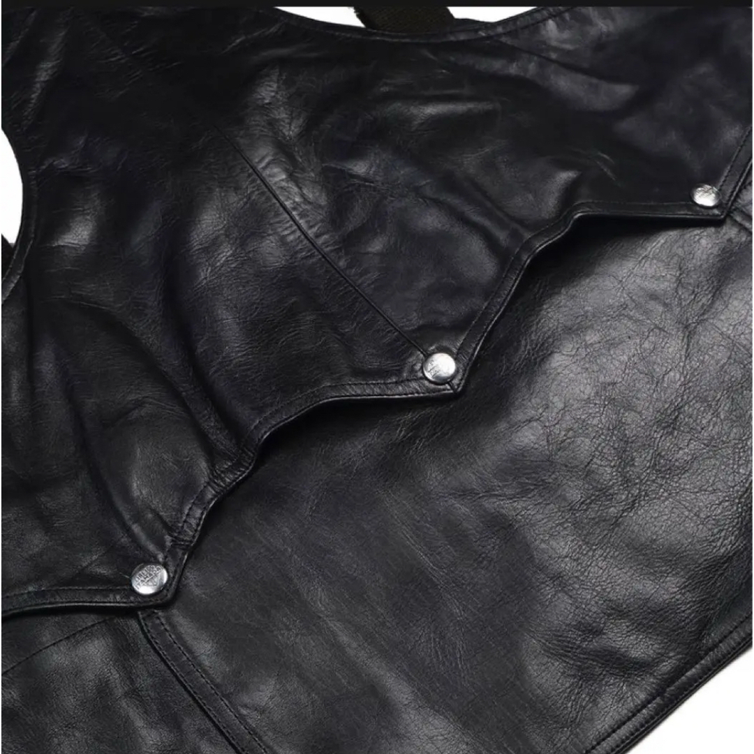 新品未使用】tatoo studio yamada レザー ベストの通販 by タカユキ's