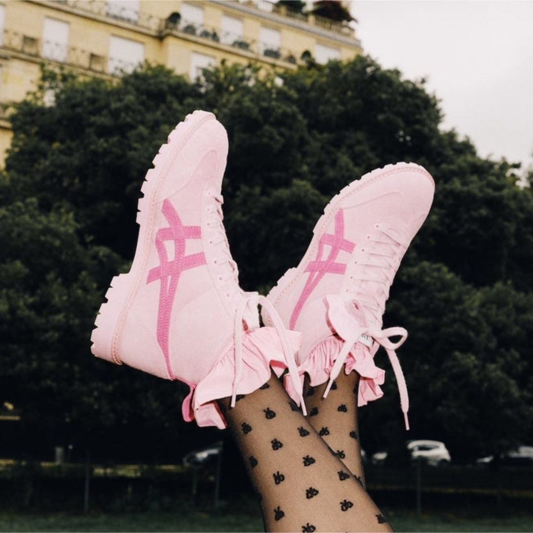 PATOU - patou オニツカタイガー socks 靴下 ピンク M フリルの通販 by