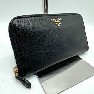 PRADA - 【極美品✨】プラダ 長財布 サフィアーノレザー ラウンド
