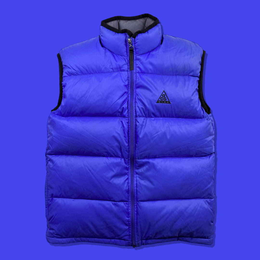 NIKE - 90s NIKE ACG ナイキ パッカブルダウンベスト ブルーパープル