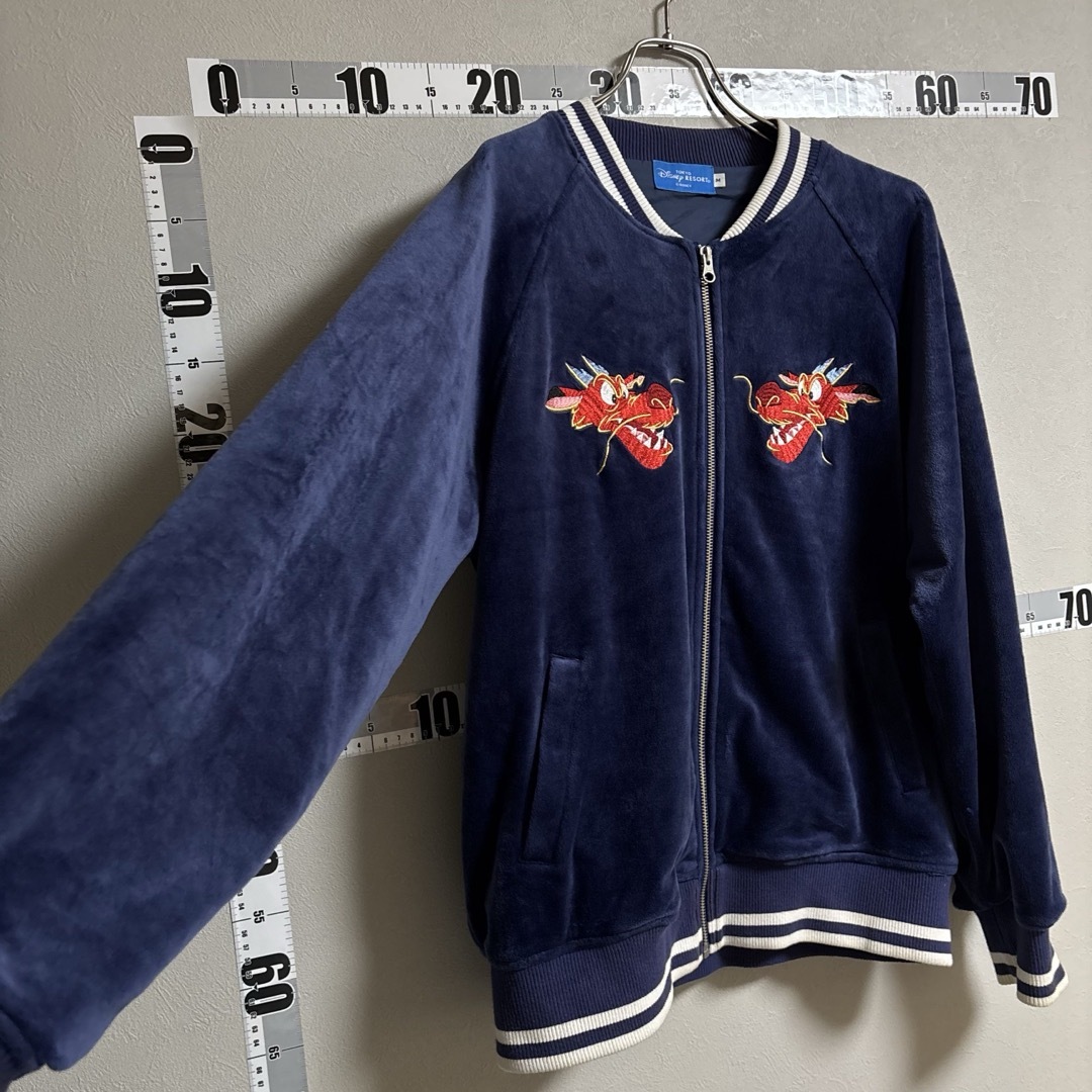 Disney - ディズニー ムーラン ムーシュー ドラゴン 刺繍 ベロア