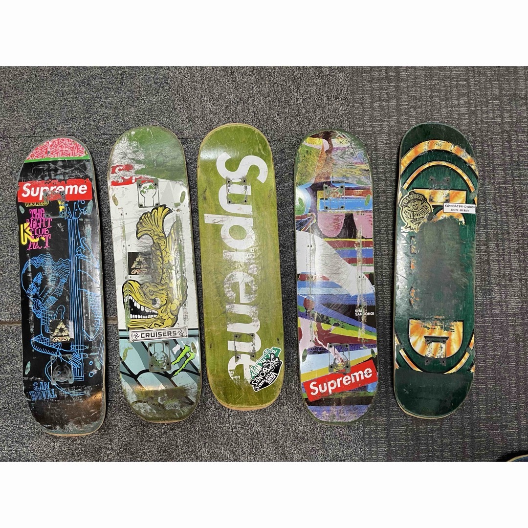 スケートボード9枚 廃デッキ 使用済みの通販 by aking's shop｜ラクマ