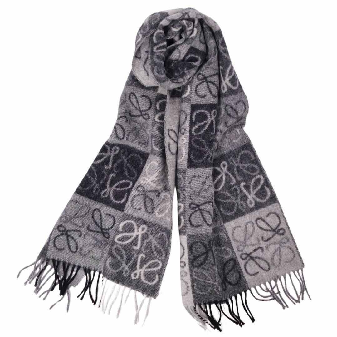 LOEWE - 極美品 ロエベ LOEWE マフラー スカーフ チェッカーボード