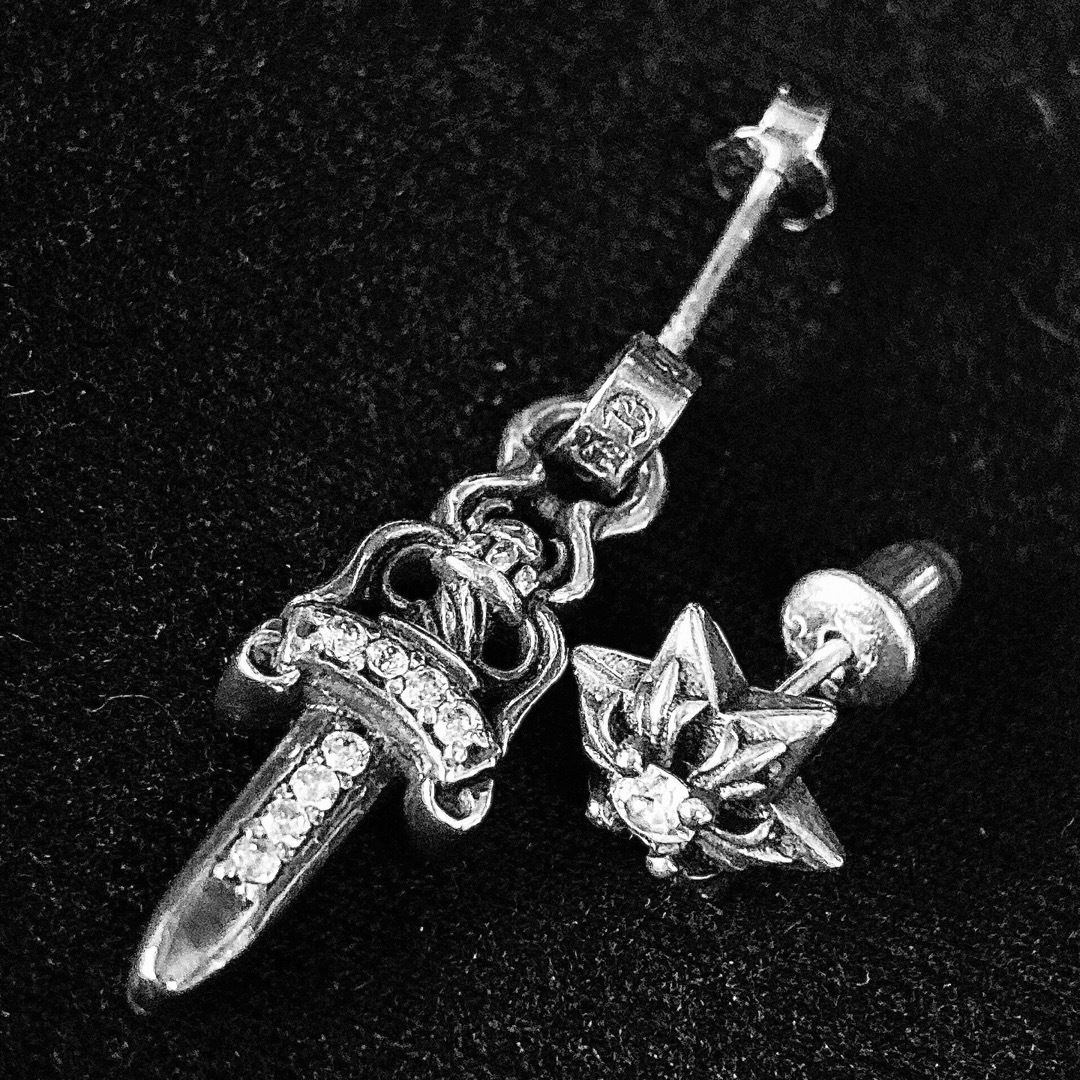 Chrome Hearts - クロムハーツ タイプ ピアス セット シルバー925の