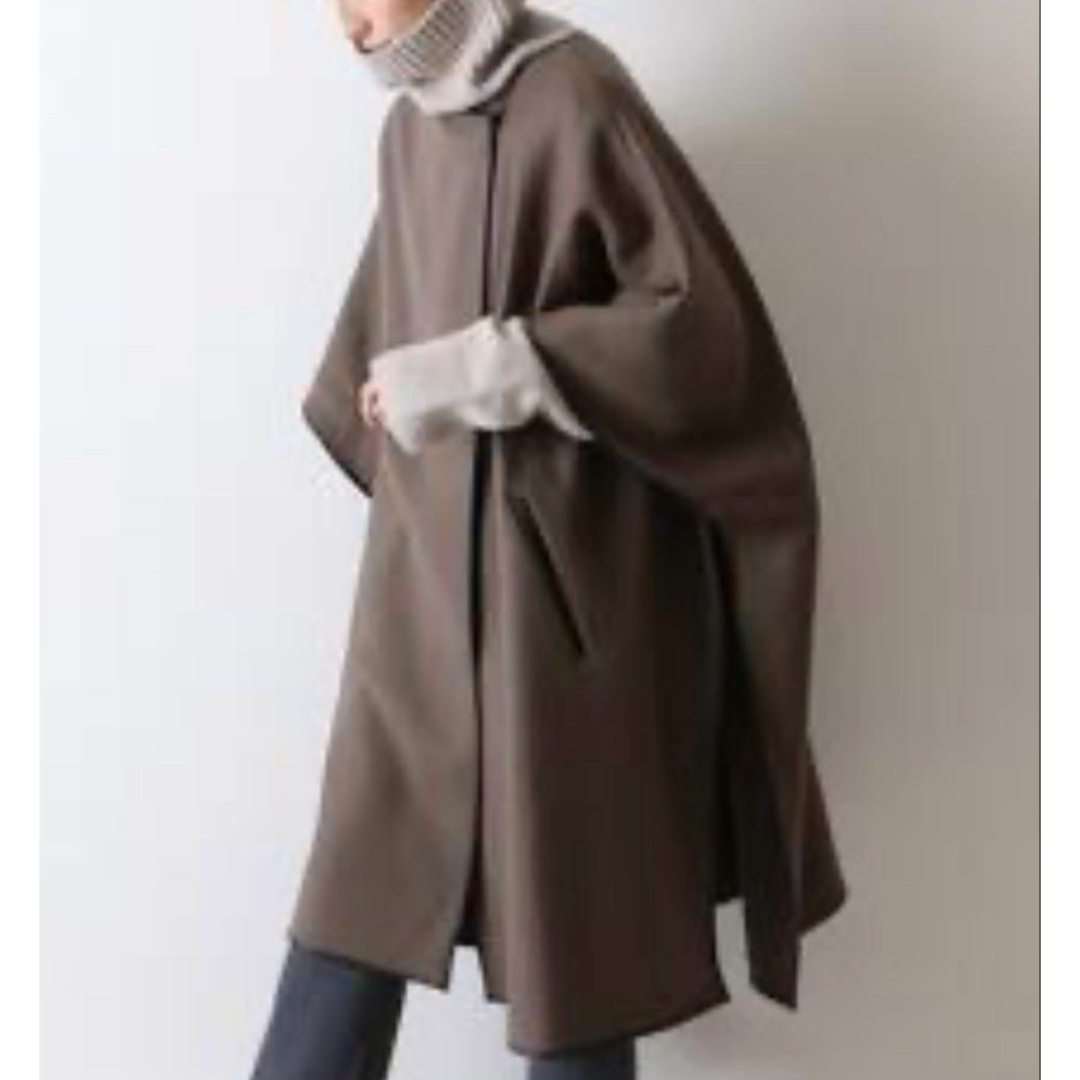 FRAMeWORK - フレームワーク ポンチョコート ブラウン ポンチョ ロング