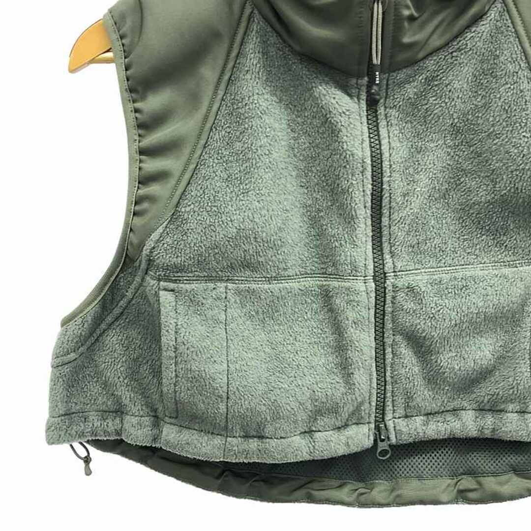 HYKE - HYKE / ハイク | 2023AW | FLEECE CROPPED VEST / フルジップ