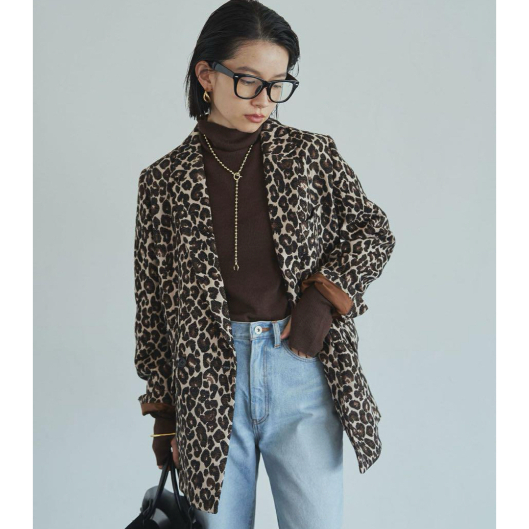 Loungedress - レオパードジャケットの通販 by yshop｜ラウンジドレス