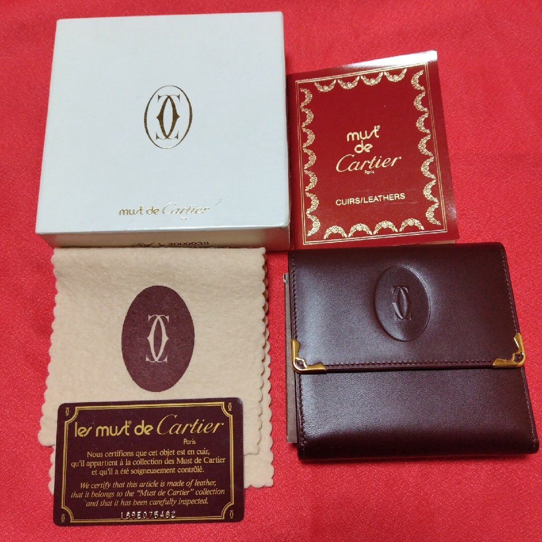 Cartier - 未使用 Cartierマストライン 三つ折り財布の通販 by west's