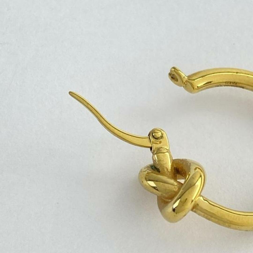 CELINE - CELINE(セリーヌ) ピアス ノットスモールフープ ゴールド