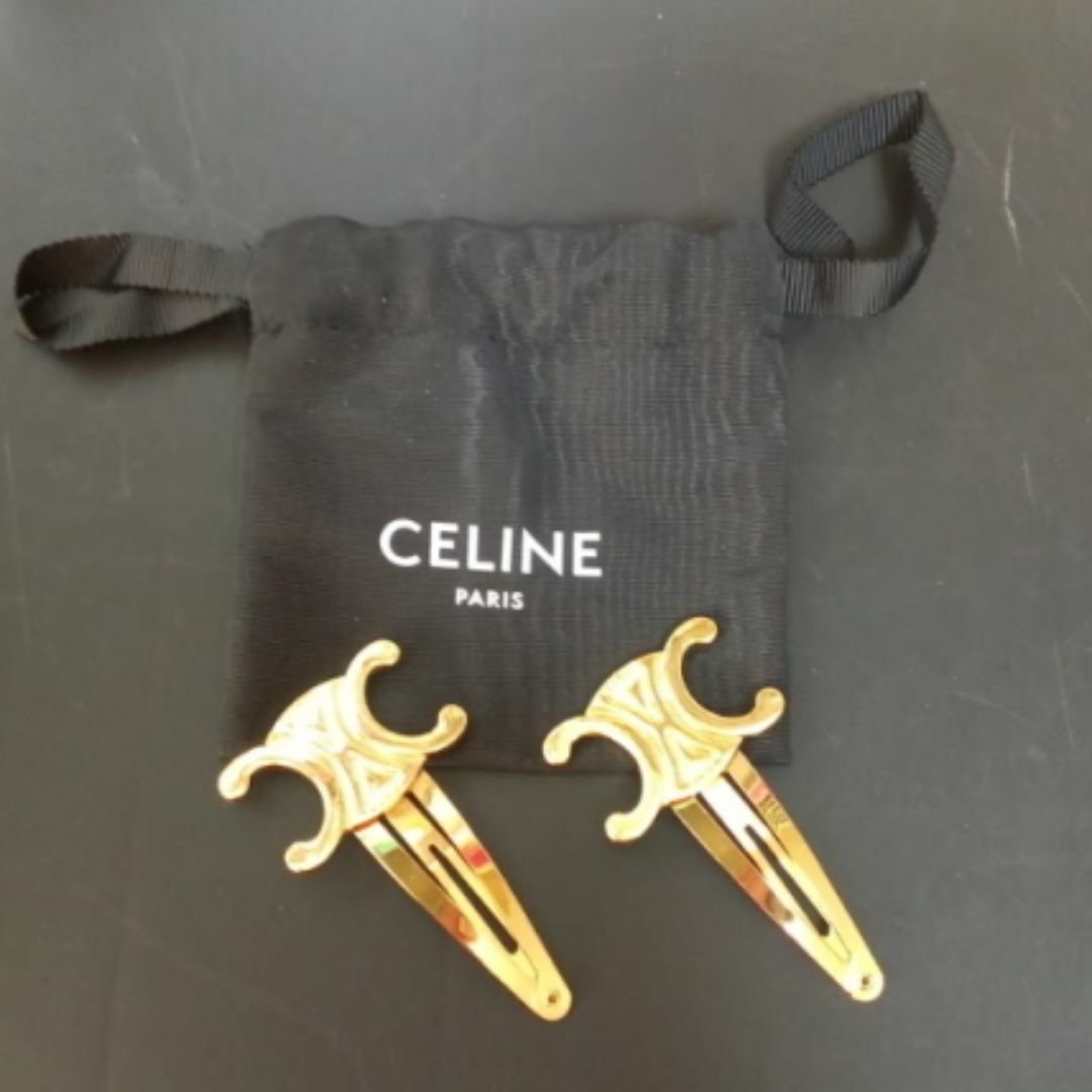 CELINE - ○新品/正規品○ CELINE ヘアクリップ ラージ 2つセットの