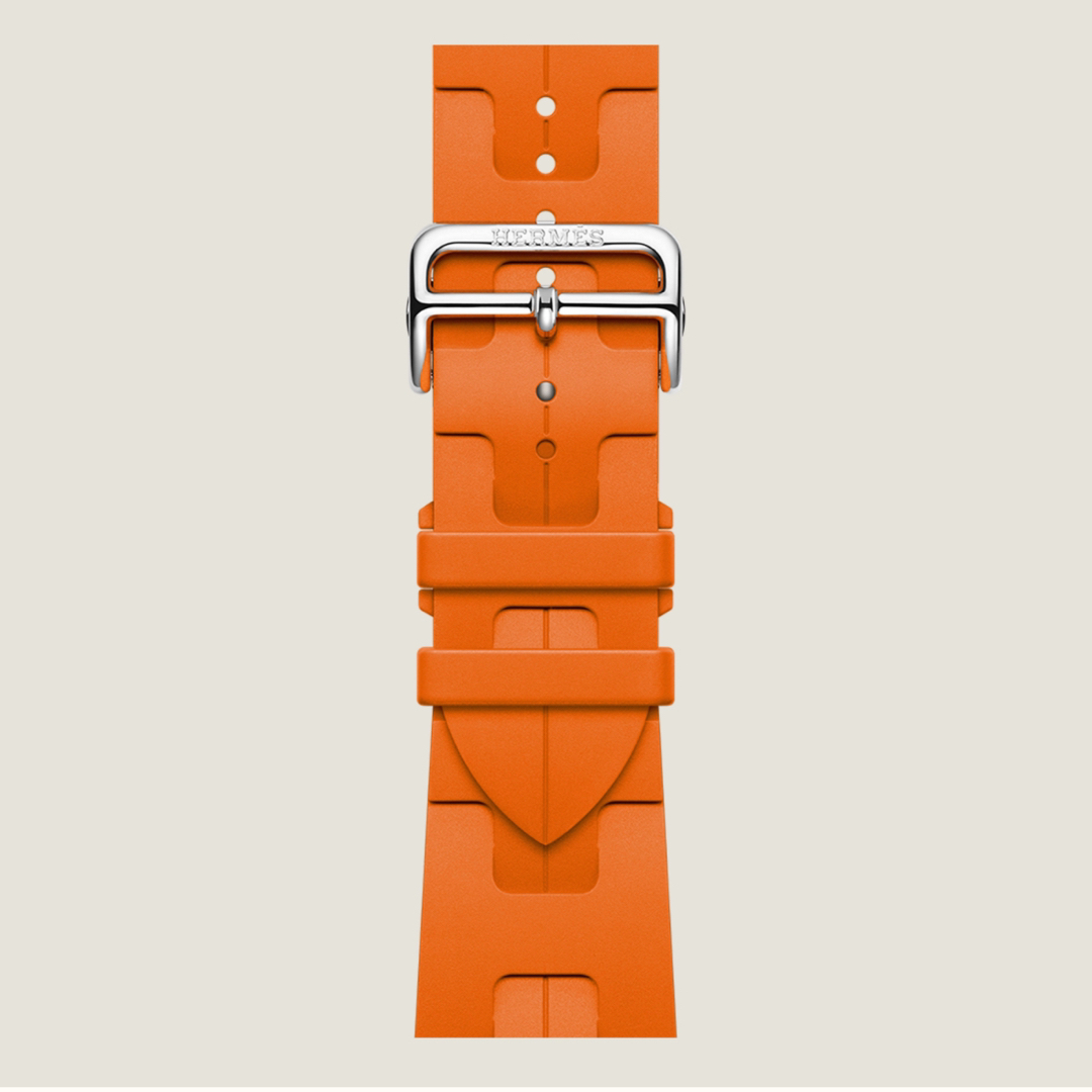 HERMES - Apple Watch Hermès 46mmオレンジキリムシンプルトゥールの