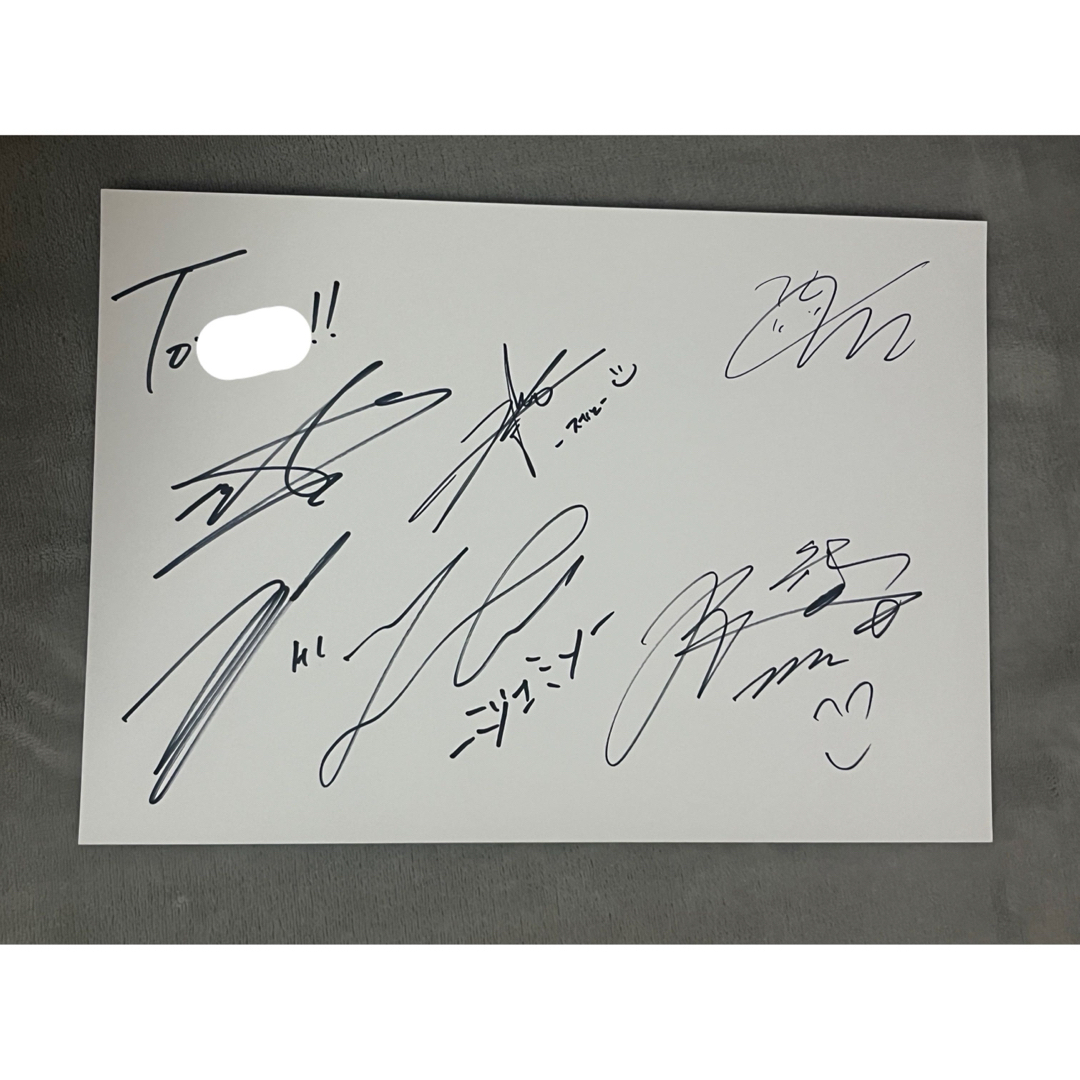 匿名配送】NCT DREAM 全員サイン会 直筆サインの通販 by shop｜ラクマ