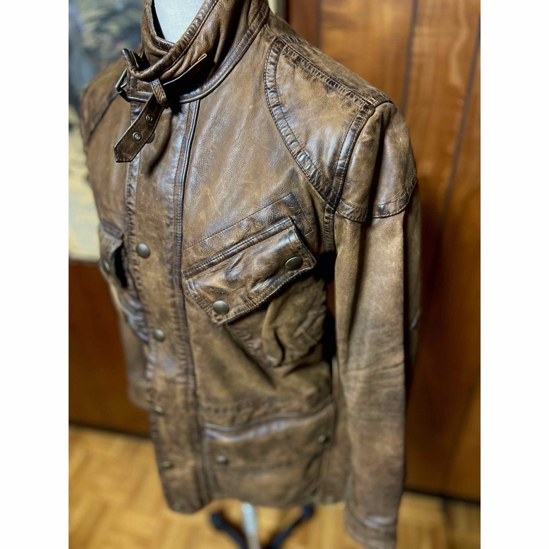 Ralph Lauren - RALPH LAUREN レザーモーターサイクルジャケットの通販