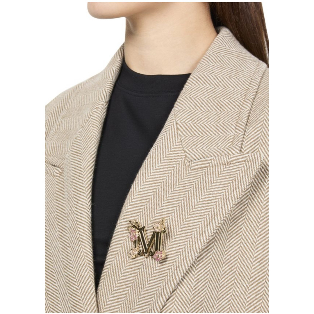 Max Mara - 25SS新作 新品MaxMara クリスタルブローチ フローラルの