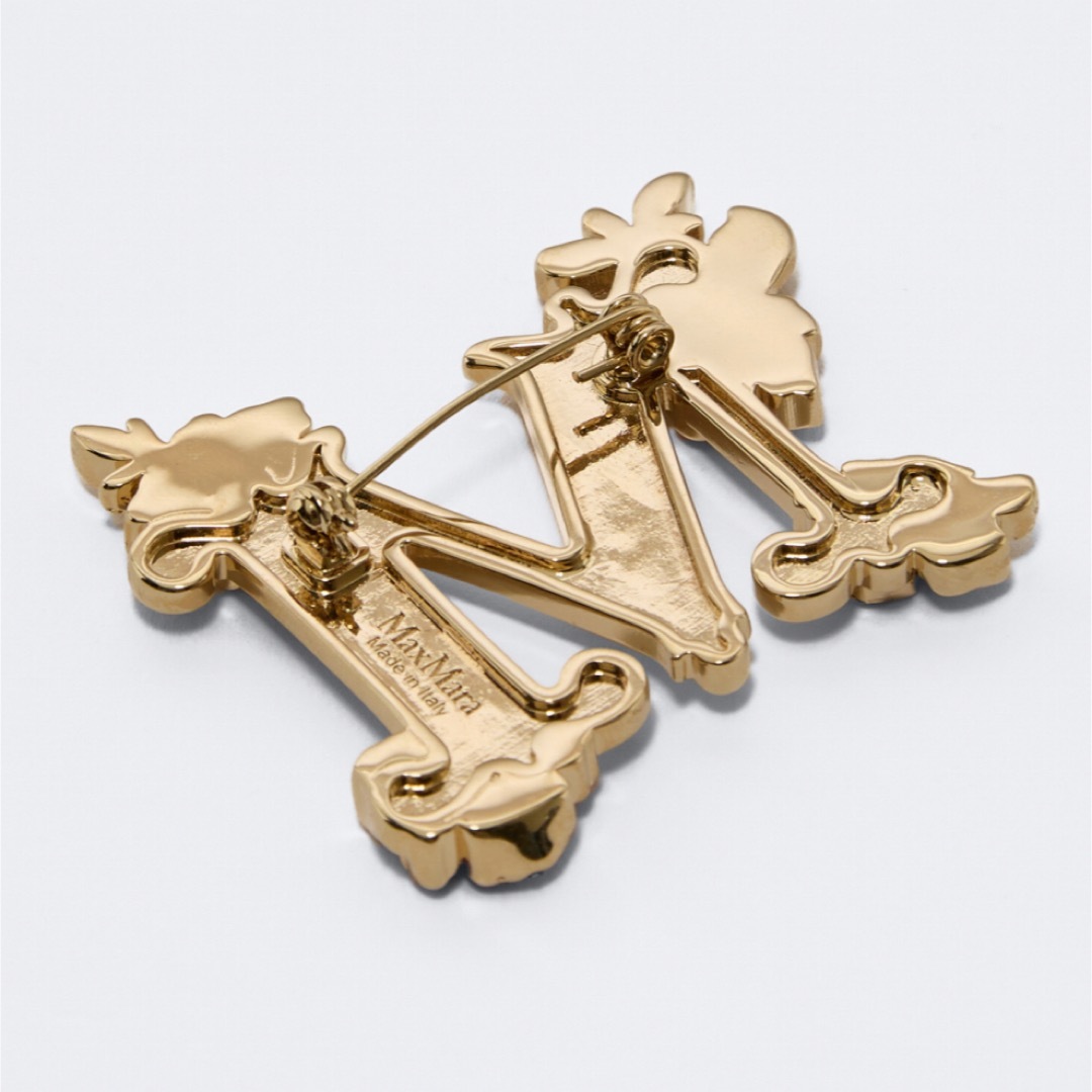 Max Mara - 25SS新作 新品MaxMara クリスタルブローチ フローラルの