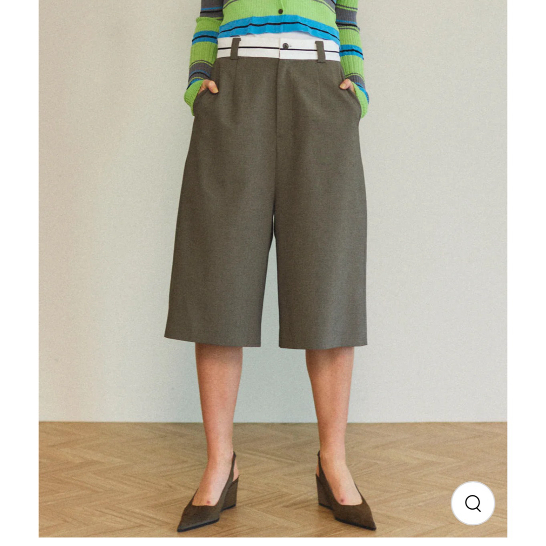 MAISON SPECIAL - 新品 メゾンスペシャル ハーフパンツ ブラウン の