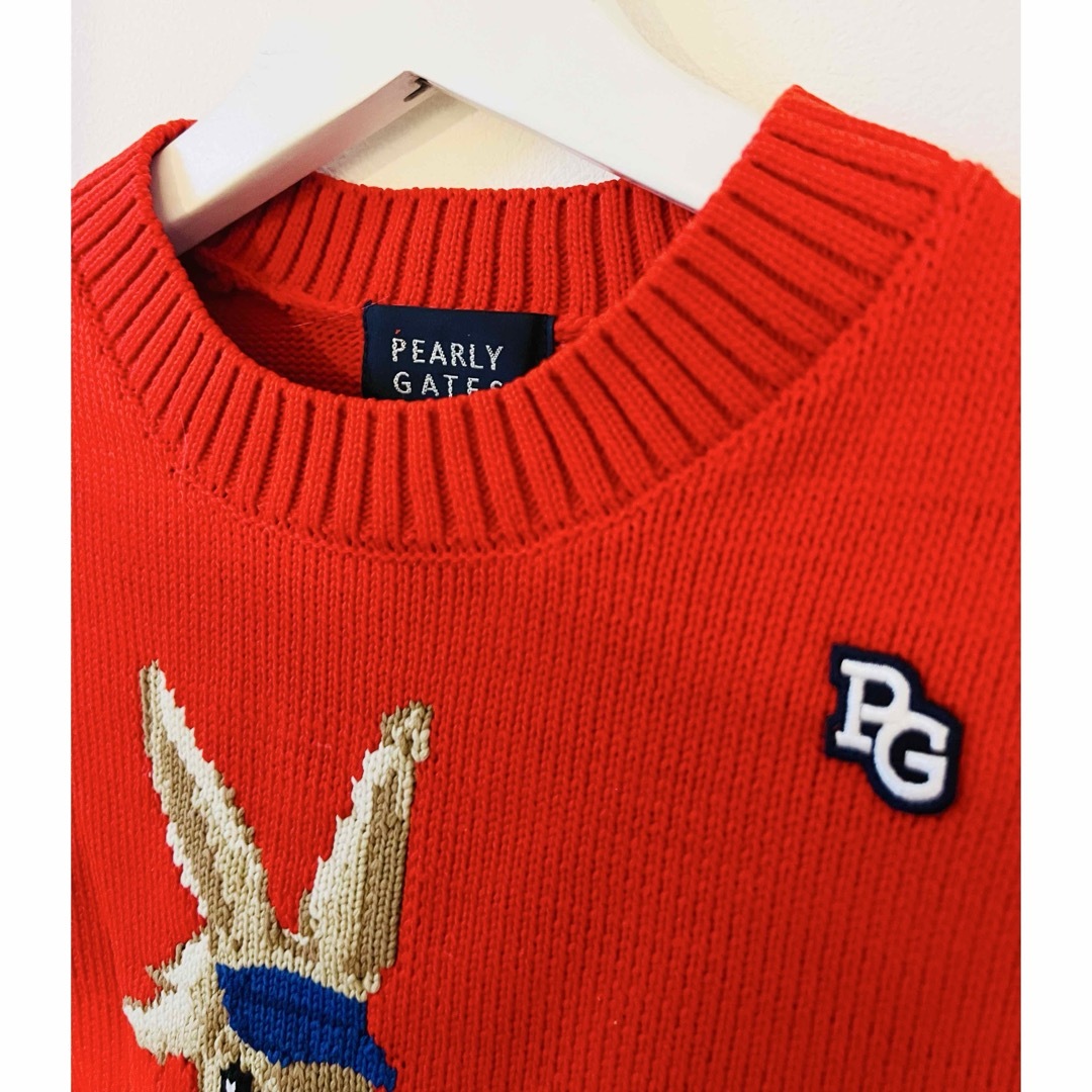 PEARLY GATES - 【美品】パーリーゲイツ0トラッドラビット ニット