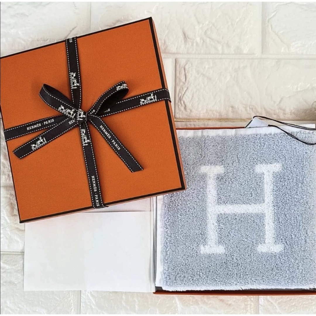 HERMES - エルメス アヴァロン タオルハンカチ 新品未使用 タグ付き お