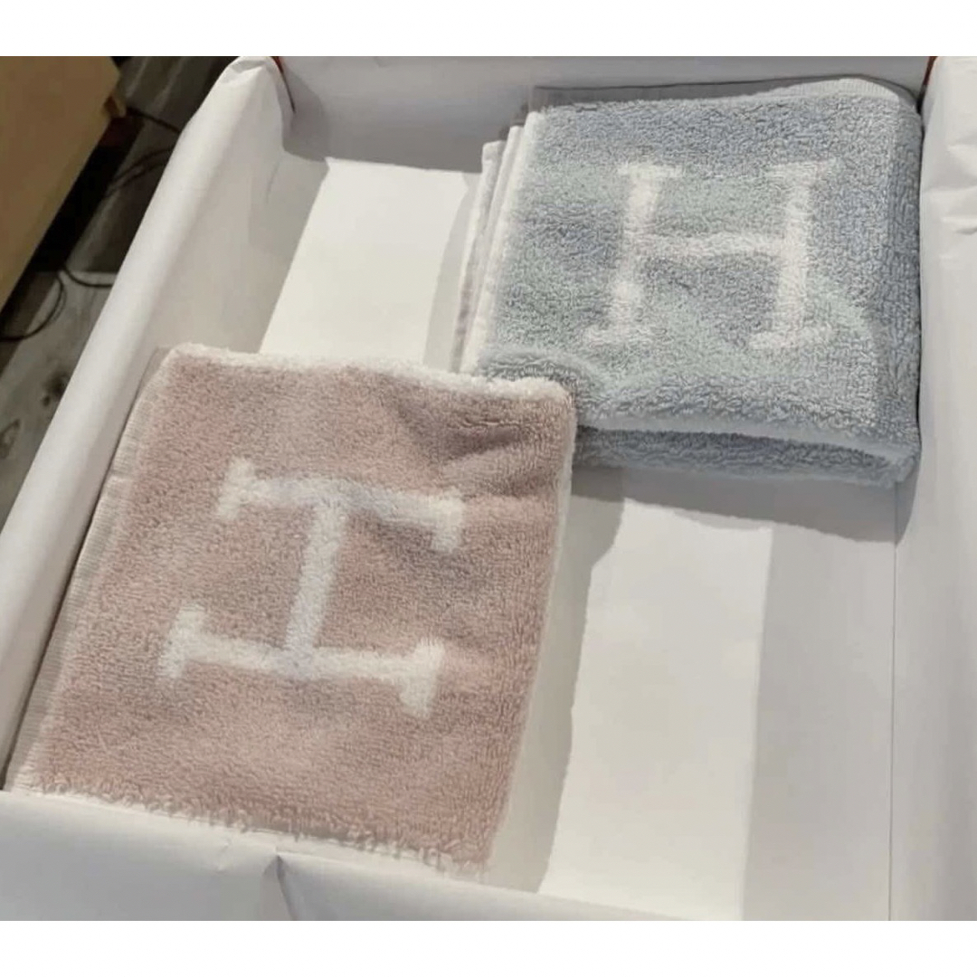 HERMES - エルメス アヴァロン タオルハンカチ 新品未使用 タグ付き お