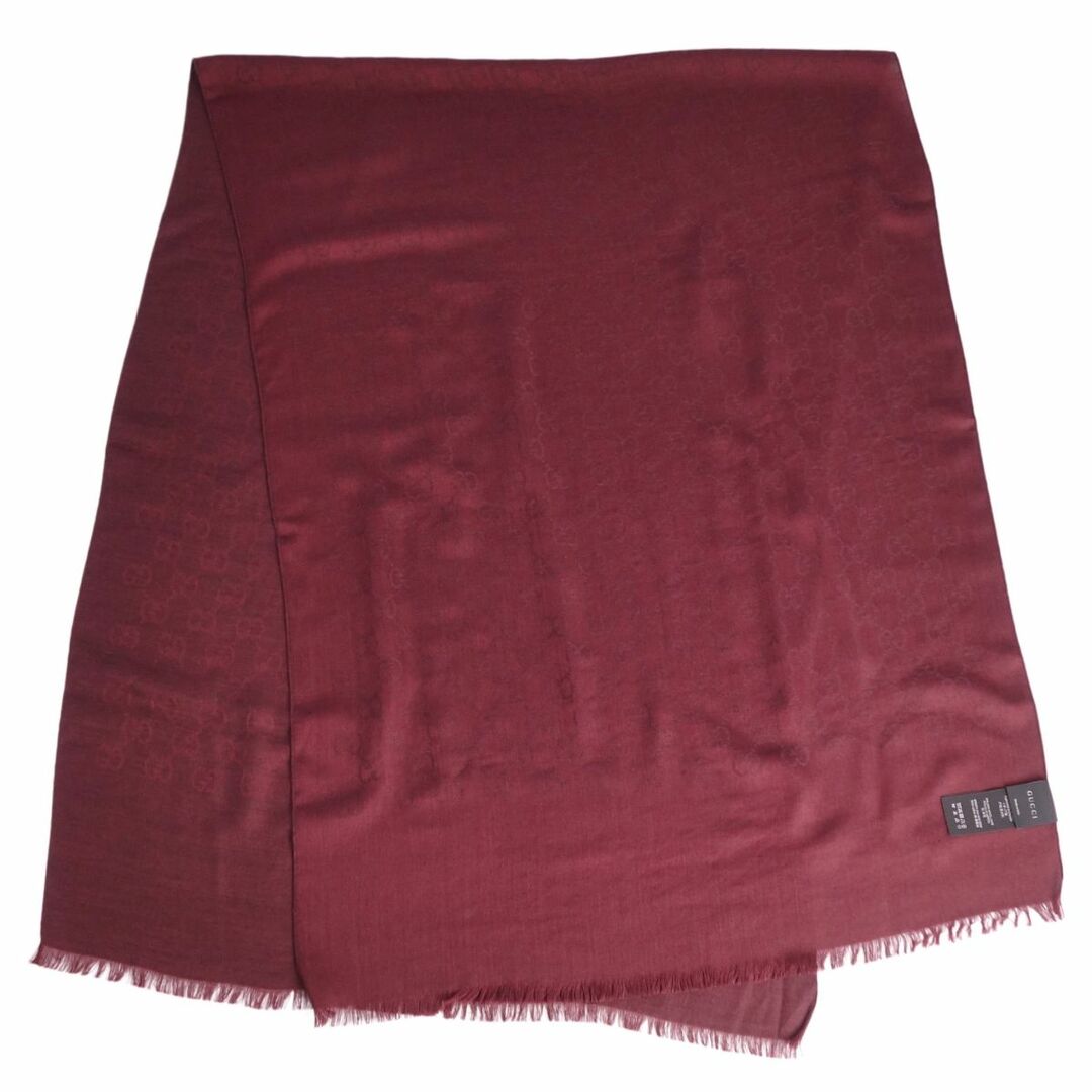 GUCCI - 極美品 グッチ GUCCI マフラー ストール ショール GG柄 ウール