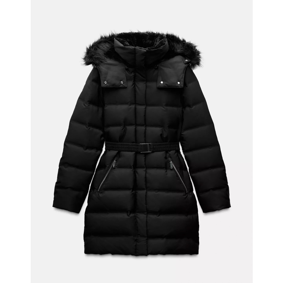 ZARA - WATER AND WIND ベルト付きフードダウンジャケットの通販 by