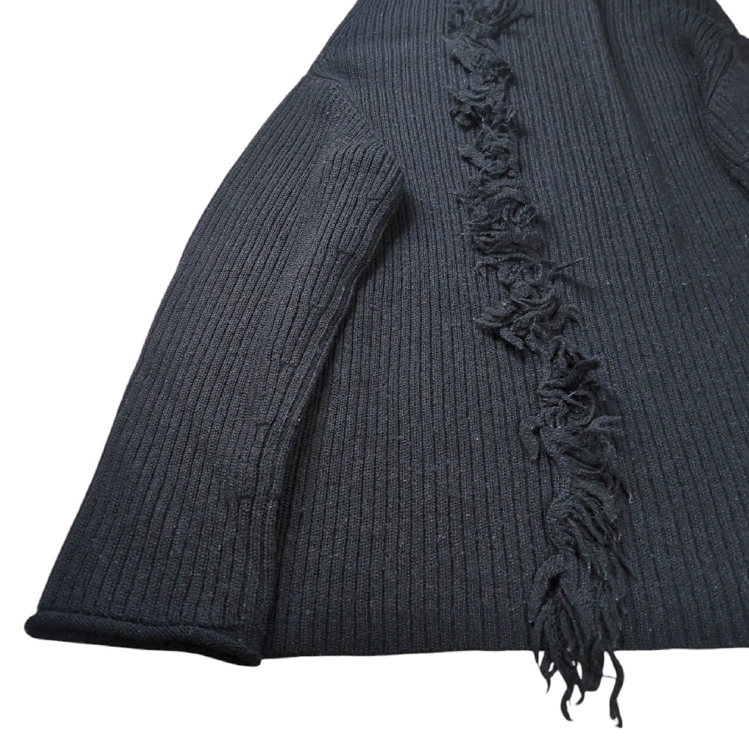 希少】Y's ワイズ 本物 アルパカウール フリンジ オバケニット 希少