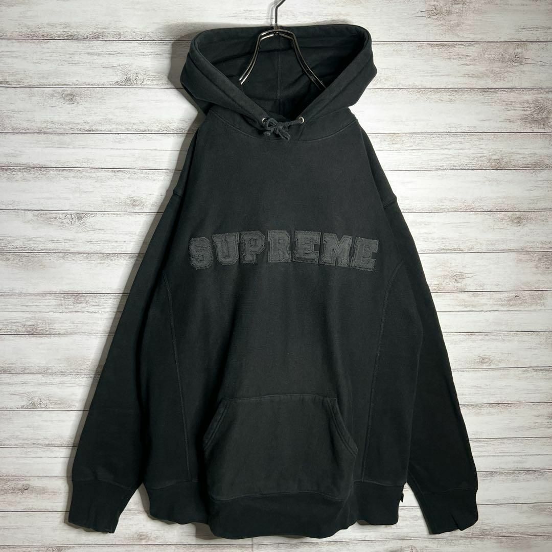 入手困難!!】シュプリーム ✈︎カナダ製 刺繍 トレーナー 肉厚 裏起毛