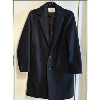 PUBLIC TOKYO - PUBLIC TOKYO 極 ダブルチェスターコート ネイビー