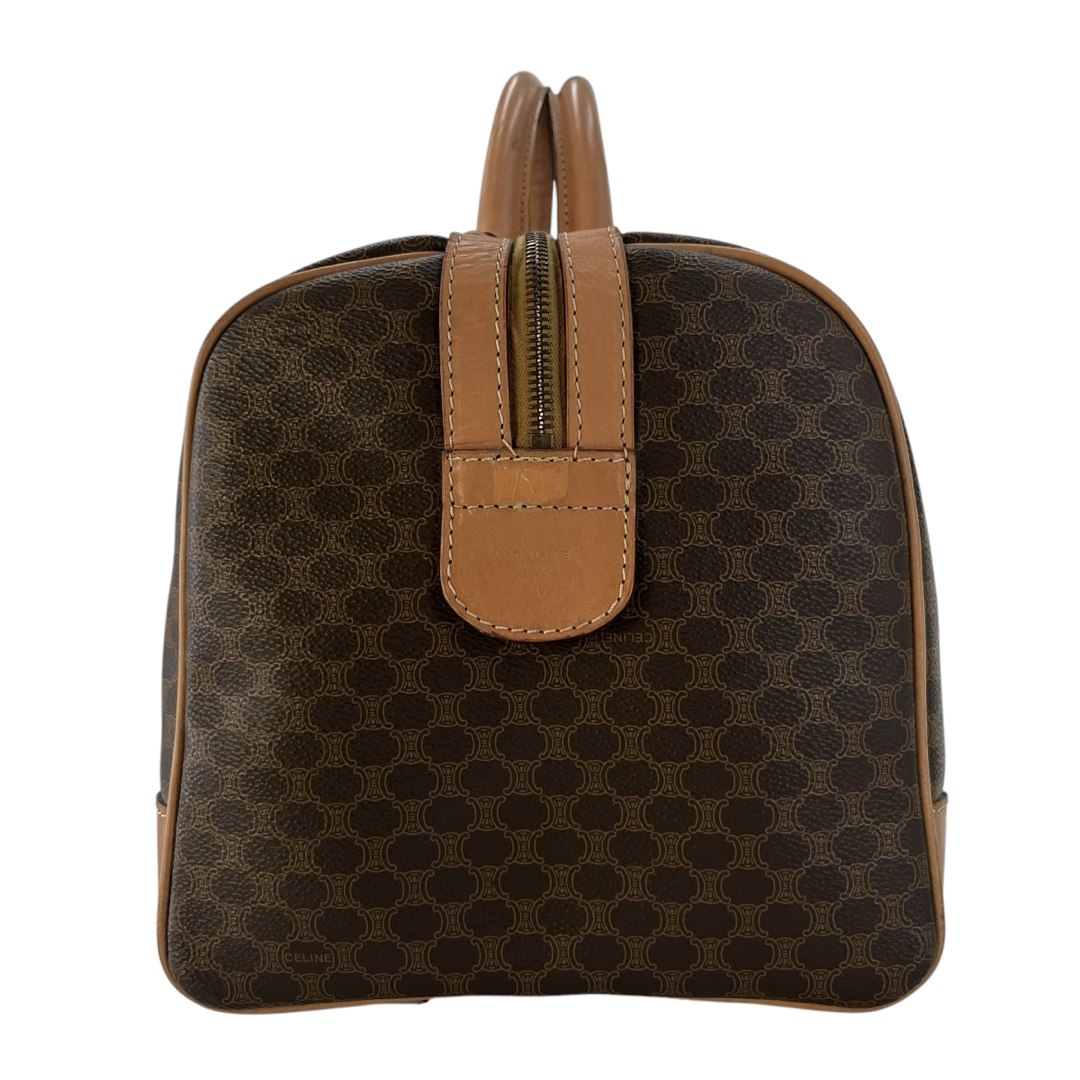 CELINE - オールド セリーヌ ボストンバッグ トリオンフ マカダム柄