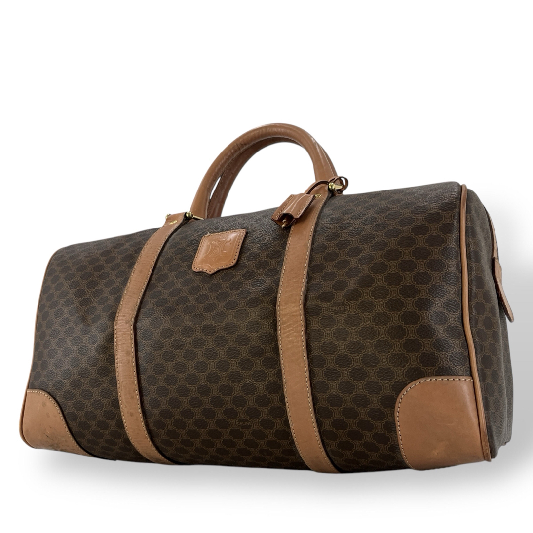 CELINE - オールド セリーヌ ボストンバッグ トリオンフ マカダム柄