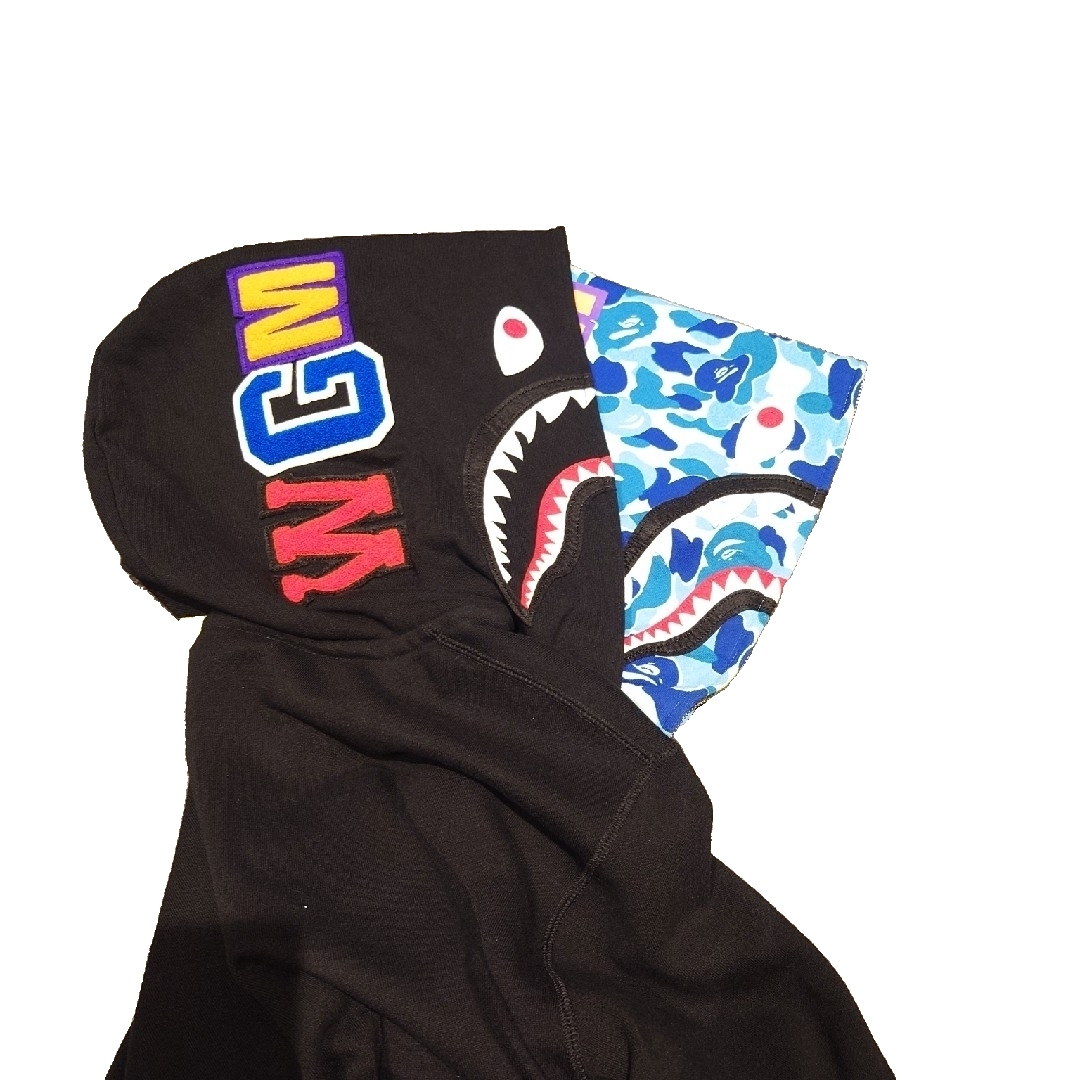 A BATHING APE - A Bathing Bpe ダブルフード シャークパーカー激レア