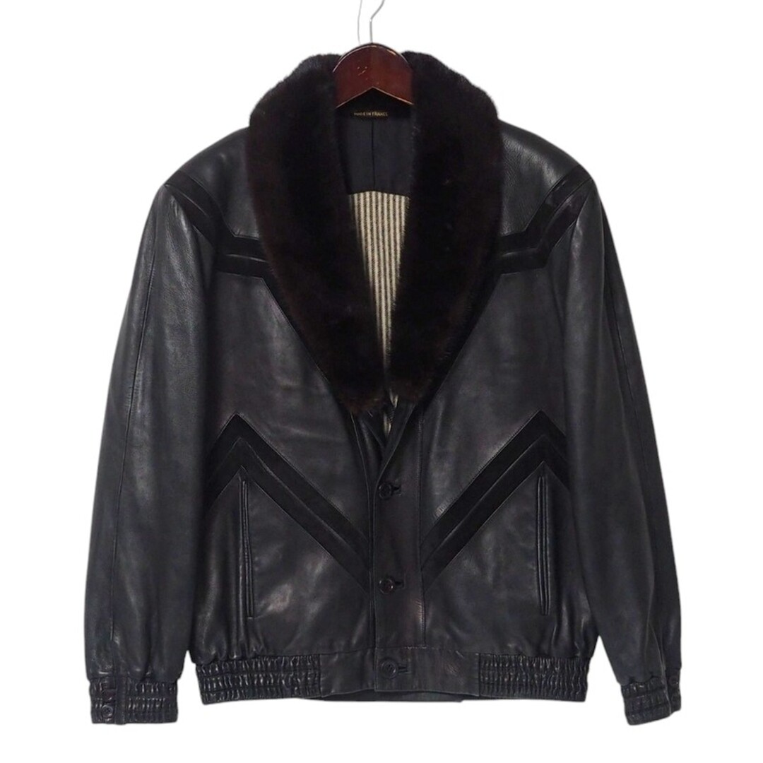ZILLI - ZILLI ジリー ジャケット サイズ48 レザー 羊革 ブルゾン
