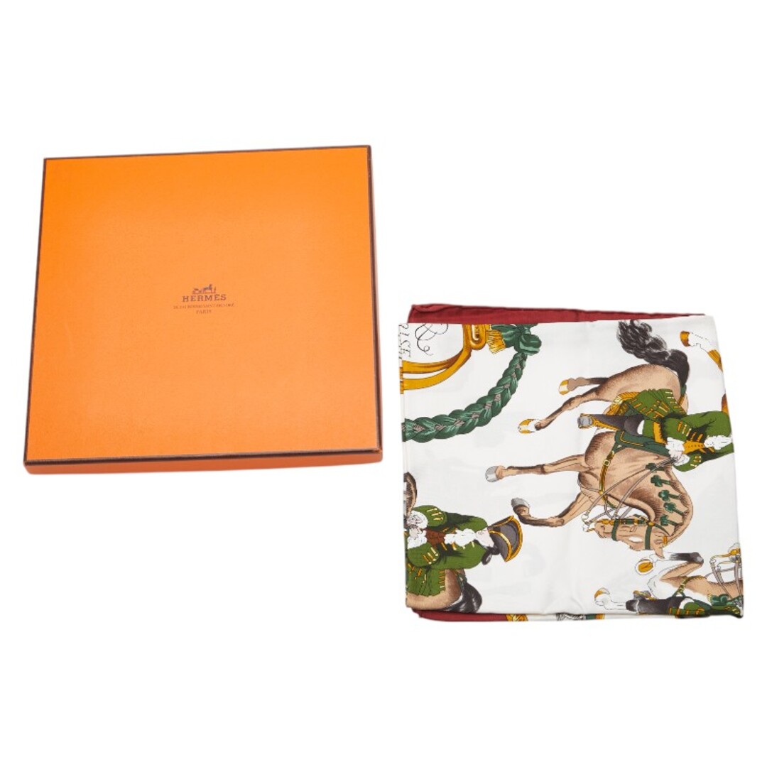 HERMES - エルメス カレ90 REPRISE 乗馬風景 スカーフ シルク