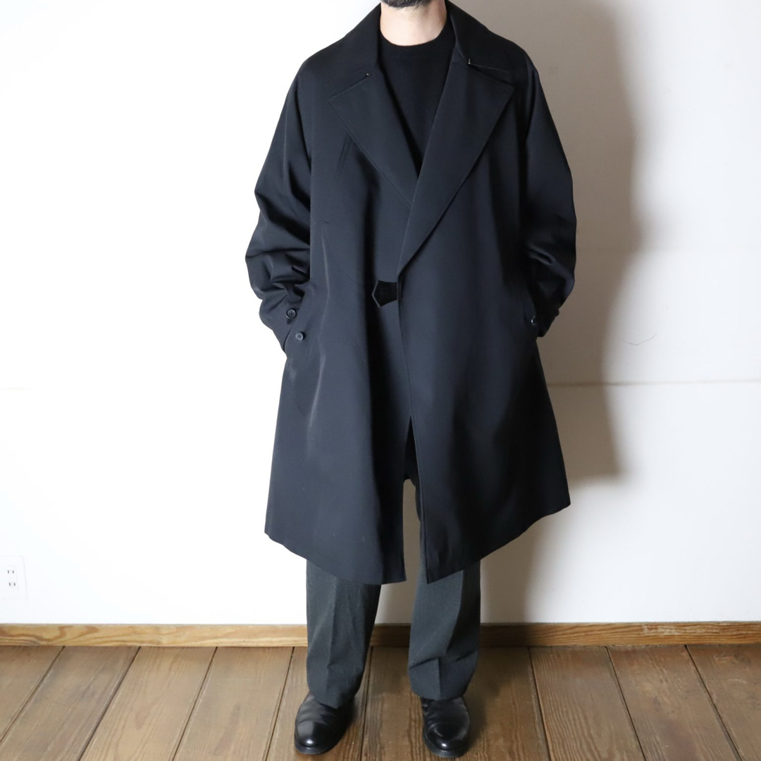 MAATEE&SONS 24AW OVER COAT BLACK/NAVYの通販 by MAT&KO's shop｜ラクマ