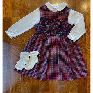 familiar - 【定番！】ファミリア ワンピース ファミリアチェック 110