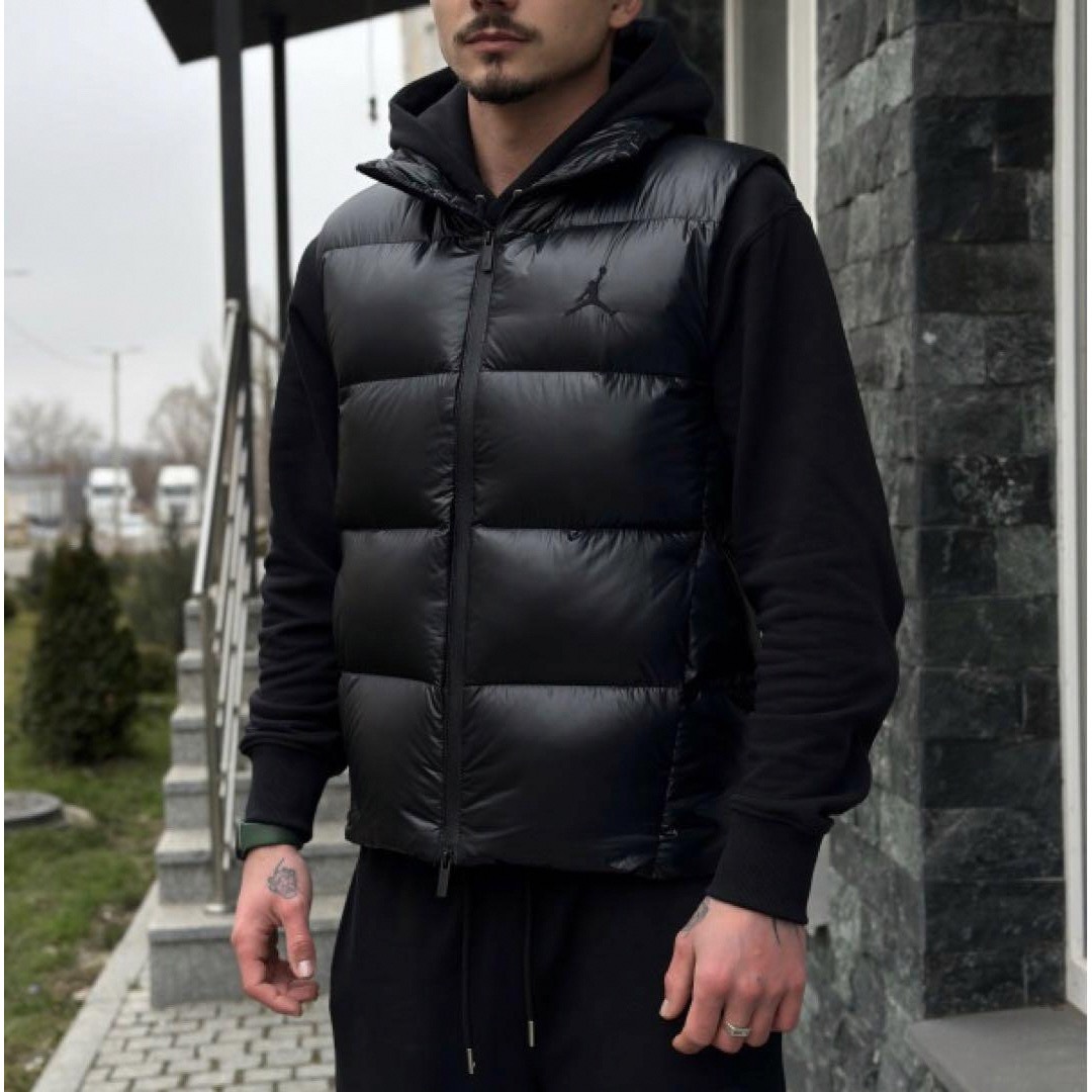 NIKE - 新品 ジョーダン フライト メンズ ダウンベスト ブラック Lの