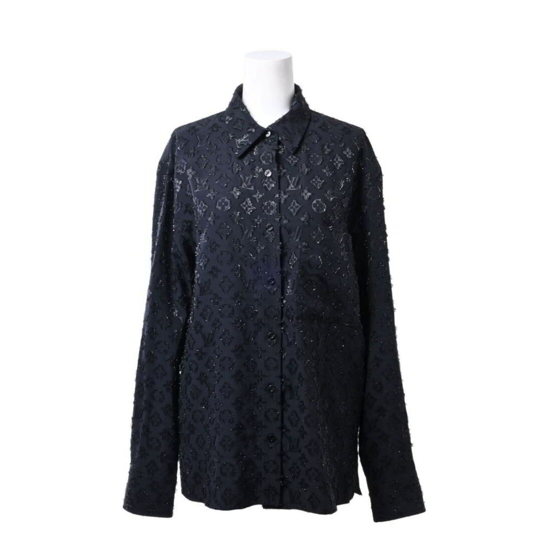 LOUIS VUITTON - LOUIS VUITTON シルク モノグラム シャツの通販 by