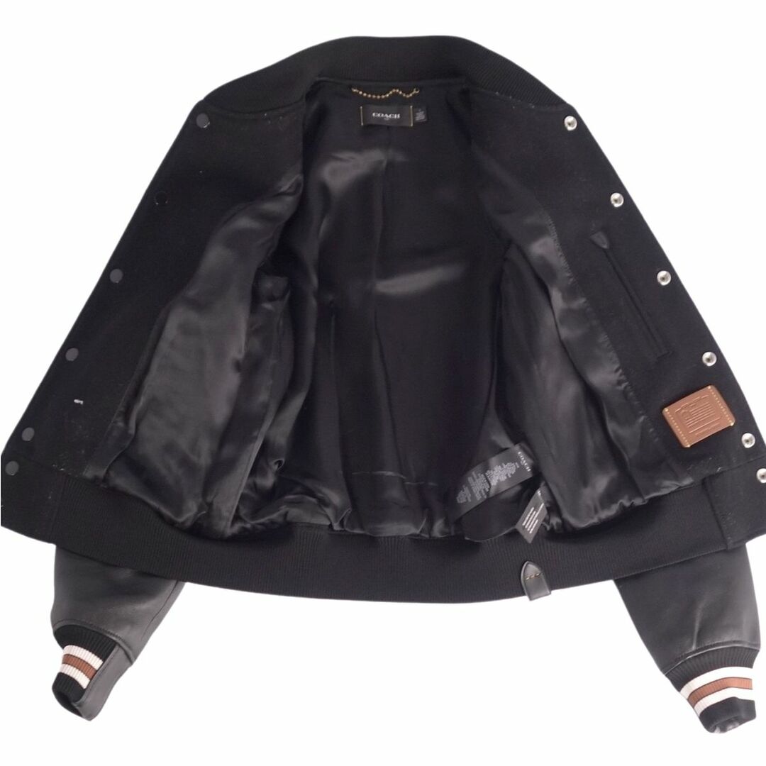COACH - 極美品 コーチ COACH ジャケット スタジャン ウール レザー