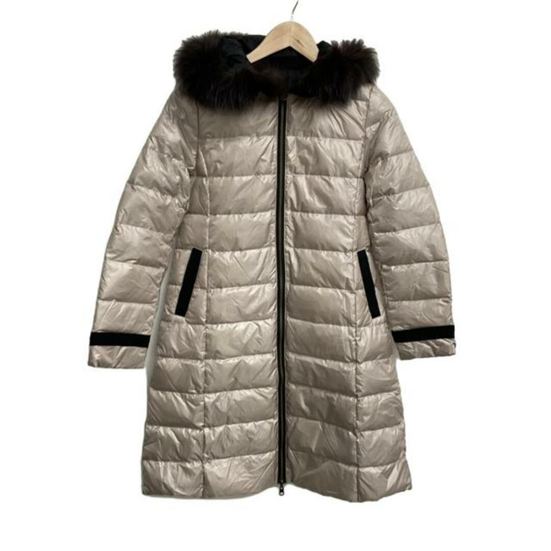 ランバンオンブルー LANVIN en Bleu ダウンコート サイズ38 M - 黒