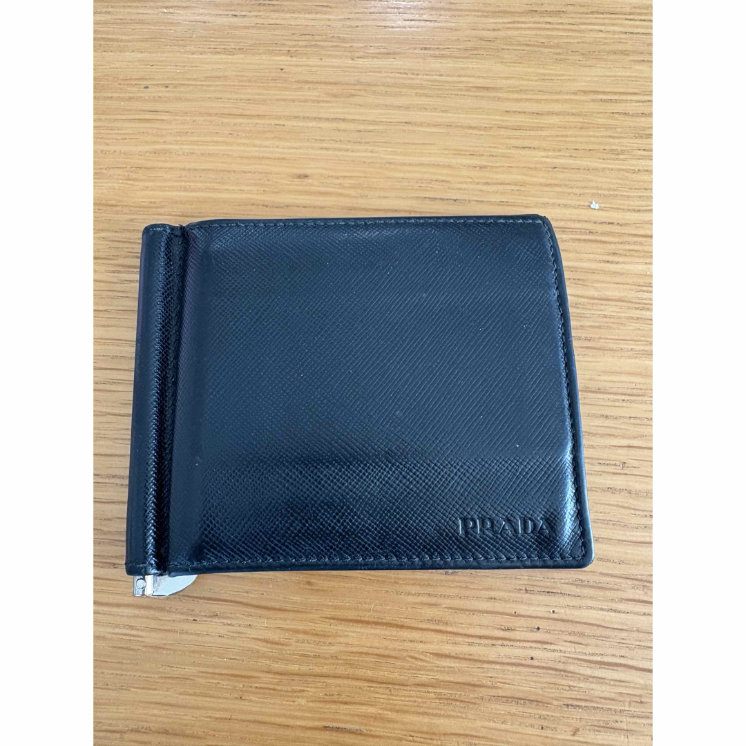 PRADA - PRADA ブラック レザー マネークリップの通販 by World