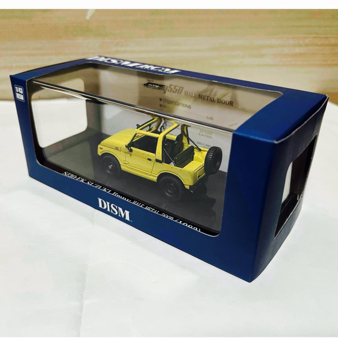 DISM 1/43 SJ30-FK スズキ ジムニー ハーフメタルドア イエロー