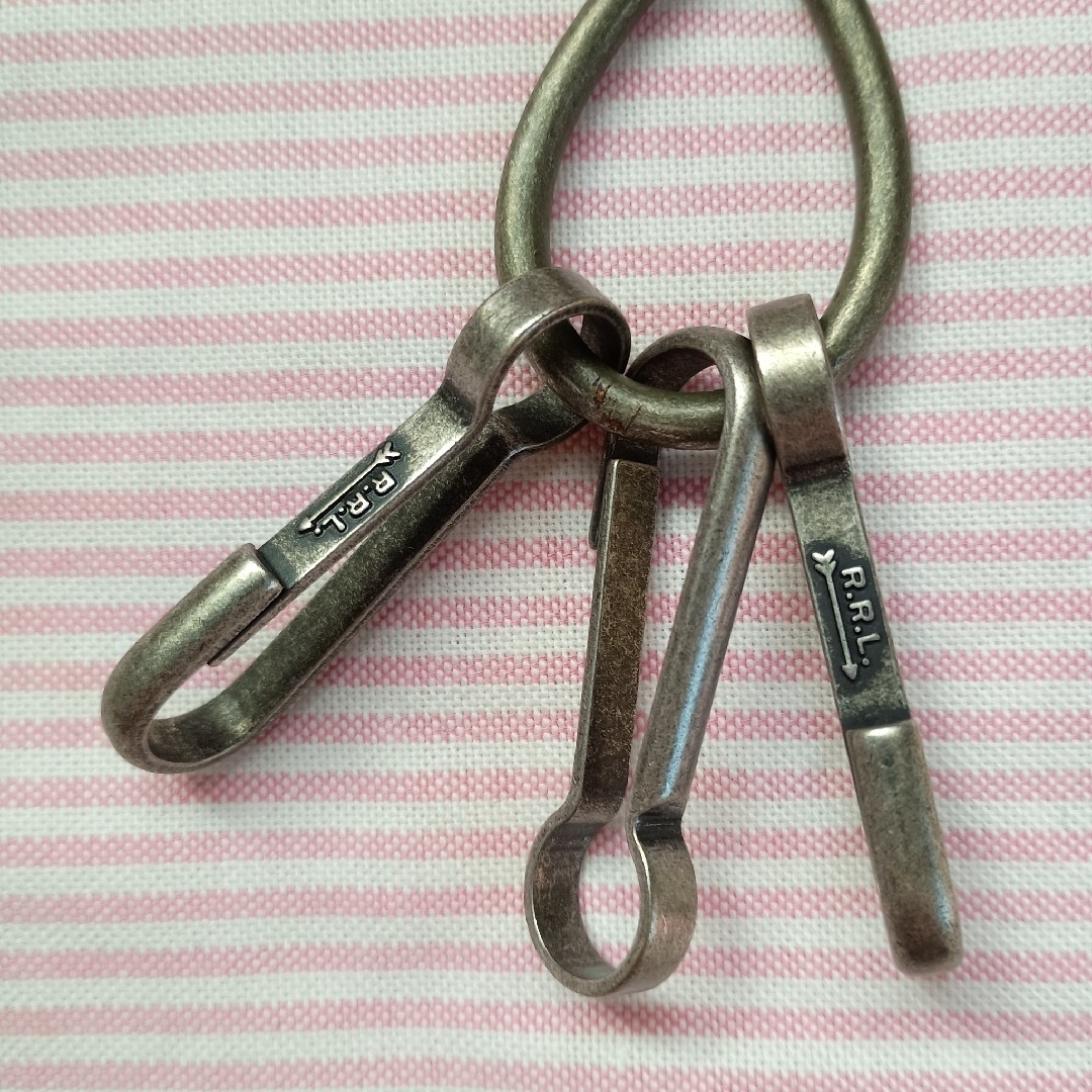 RRL - RRL（ダブルアールエル）ツールドレザー キーフォブ